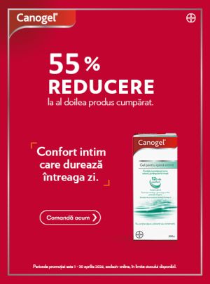 Canogel 1+55% Reducere la al doilea Aprilie