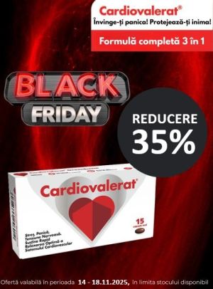 Cardiovalerat 35% Reducere Black Friday 2025
