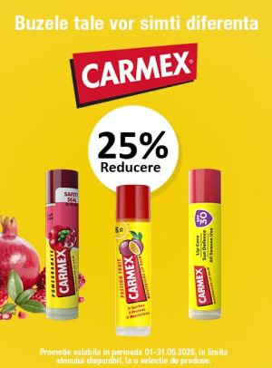 Carmex 25% Reducere Mai