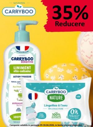 Carryboo 35% Reducere Aprilie