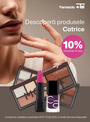 Catrice 10% Voucher in cos Iulie-August