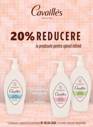 Cavailles 20% Reducere Aprilie