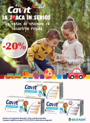 Cavit 20% Reducere Ziua Copilului