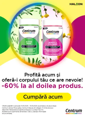 Centrum 1+60% Reducere La Al Doilea Produs Mai