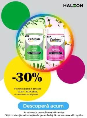 Centrum 30% Reducere Martie - Aprilie