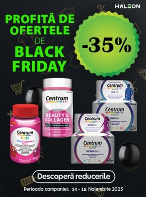 Centrum 35% Reducere Black Friday 2025