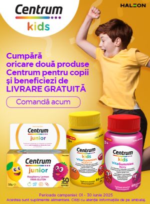 Centrum Kids Transport Gratuit Iunie