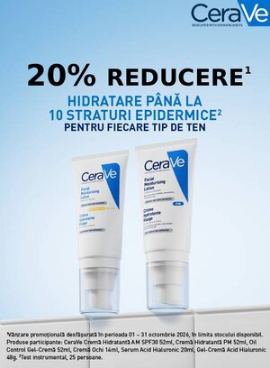 CeraVe 20% Reducere Octombrie