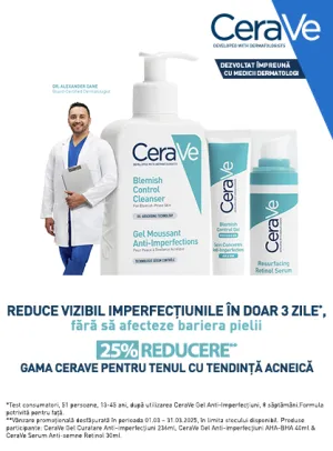 Cerave 25% Reducere Martie