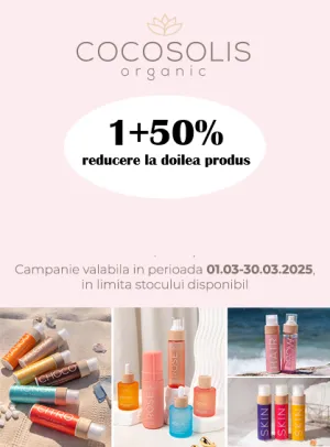 Cocosolis 1+50% Reducere La Al Doilea Produs Martie