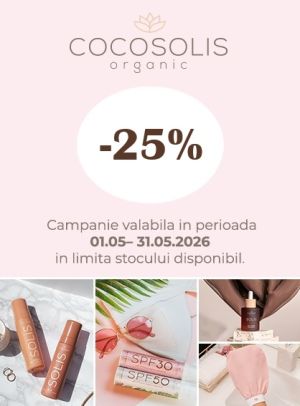 Cocosolis 25% Reducere Mai
