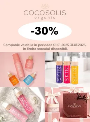 Cocosolis 30% Reducere Ianuarie