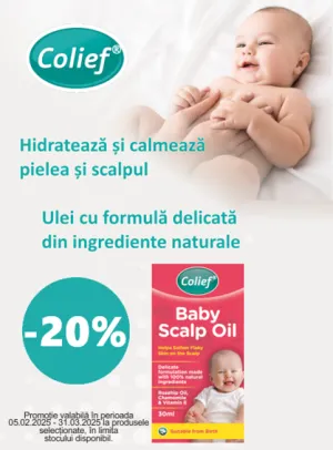 Colief 20% Reducere Februarie-Martie