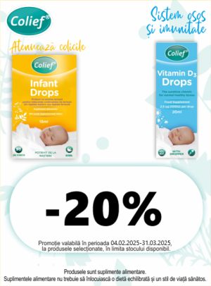 Colief 20% Reducere Februarie-Martie