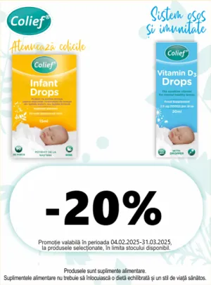 Colief 20% Reducere Februarie-Martie