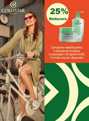 Collistar 25% Reducere Aprilie