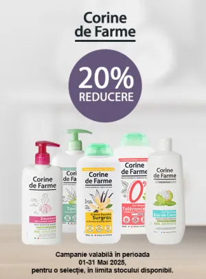 Corine De Farme 20% Reducere Mai