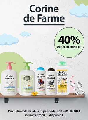Corine De Farme 40% Voucher in cos Octombrie