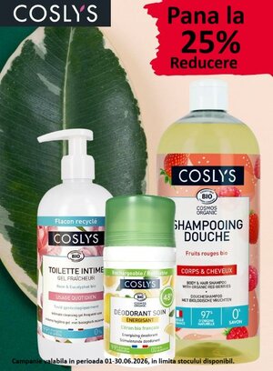 Coslys Pana la 25% Reducere Iunie