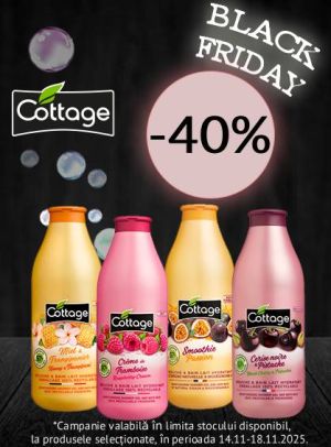 Cottage 40% Reducere Black Friday 2025
