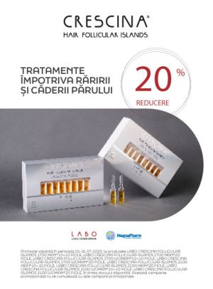Crescina 20% Reducere Iulie
