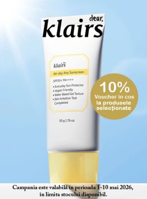 Dear Klairs 10% Voucher in cos Importanta Protectiei Solare