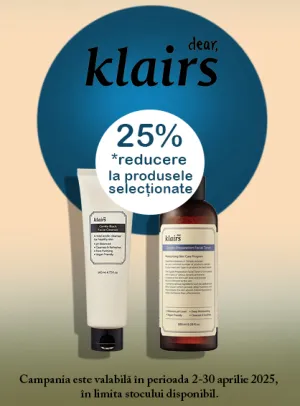 Dear Klairs 25% Reducere Aprilie