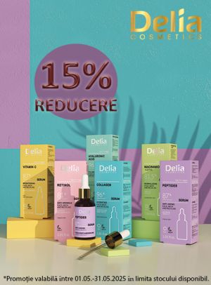 Delia Cosmetics 15% Reducere Mai