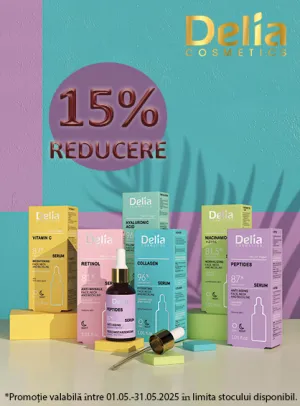 Delia Cosmetics 15% Reducere Mai