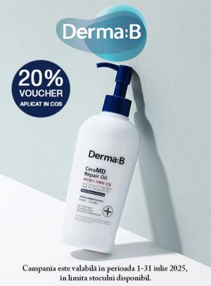 Derma:B 20% Voucher in cos Iulie