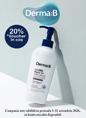 DERMA:B 20% Voucher in cos Octombrie