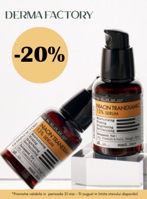 Derma Factory 20% Reducere Mai- August