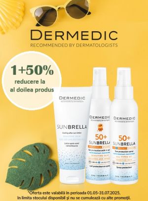 Dermedic 1+50% Reducere La Al Doilea Produs Mai-Iulie
