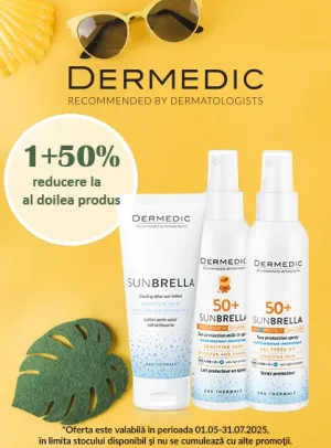 Dermedic 1+50% Reducere La Al Doilea Produs Mai-Iulie