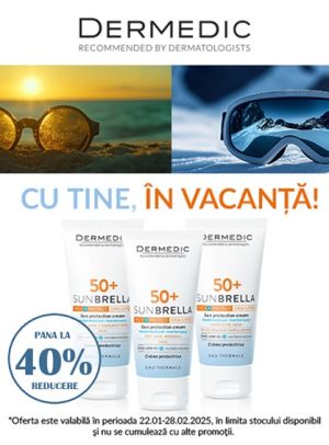 Dermedic Pana La 40% Reducere Ianuarie-Februarie EXCLUSIV ONLINE