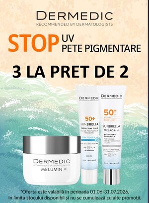Dermedic Sunbrella 3 la pret de 2 Iunie- Iulie
