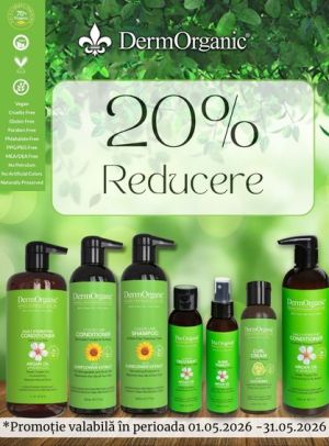 DermOrganic 20% Reducere Mai