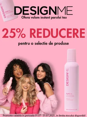 Design.ME 25% Reducere Iulie