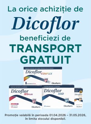 Dicoflor Transport Gratuit Aprilie-Mai