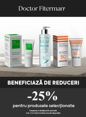 Doctor Fiterman 25% Reducere Iunie-Iulie