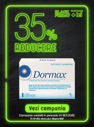 Dormax 35% Reducere Black Friday 2025