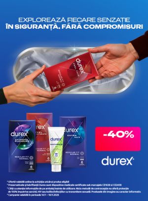 Durex 40% Reducere Black Friday 2025.
