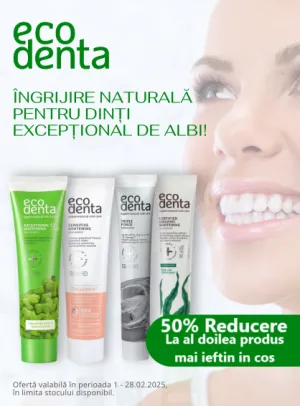 Ecodenta 1+50% Reducere la al doilea Februarie