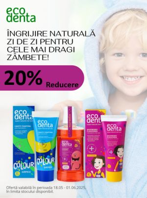 Ecodenta 20% Reducere Ziua Copilului