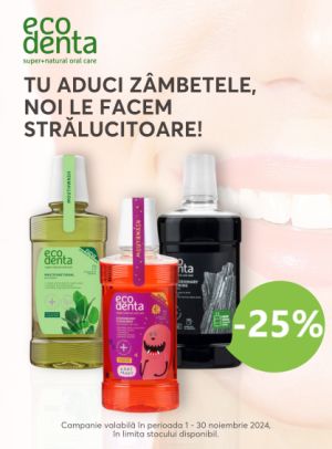 Ecodenta 25% Reducere Noiembrie