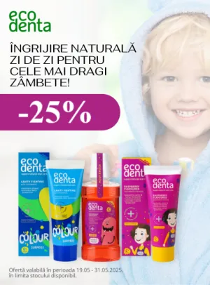 Ecodenta 25% Reducere Ziua Copilului