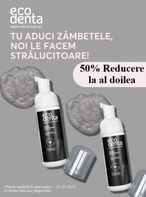 Ecodenta 50% Reducere la al doilea Iulie