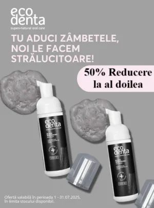 Ecodenta 50% Reducere la al doilea Iulie
