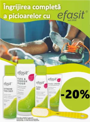 Efasit 20% Reducere Ferbuarie-Martie