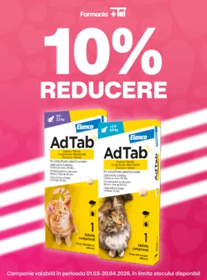 Elanco AdTab 10% Reducere Martie-Aprilie